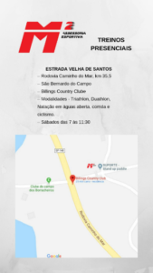 Mapa para a Estrada Velha de Santos